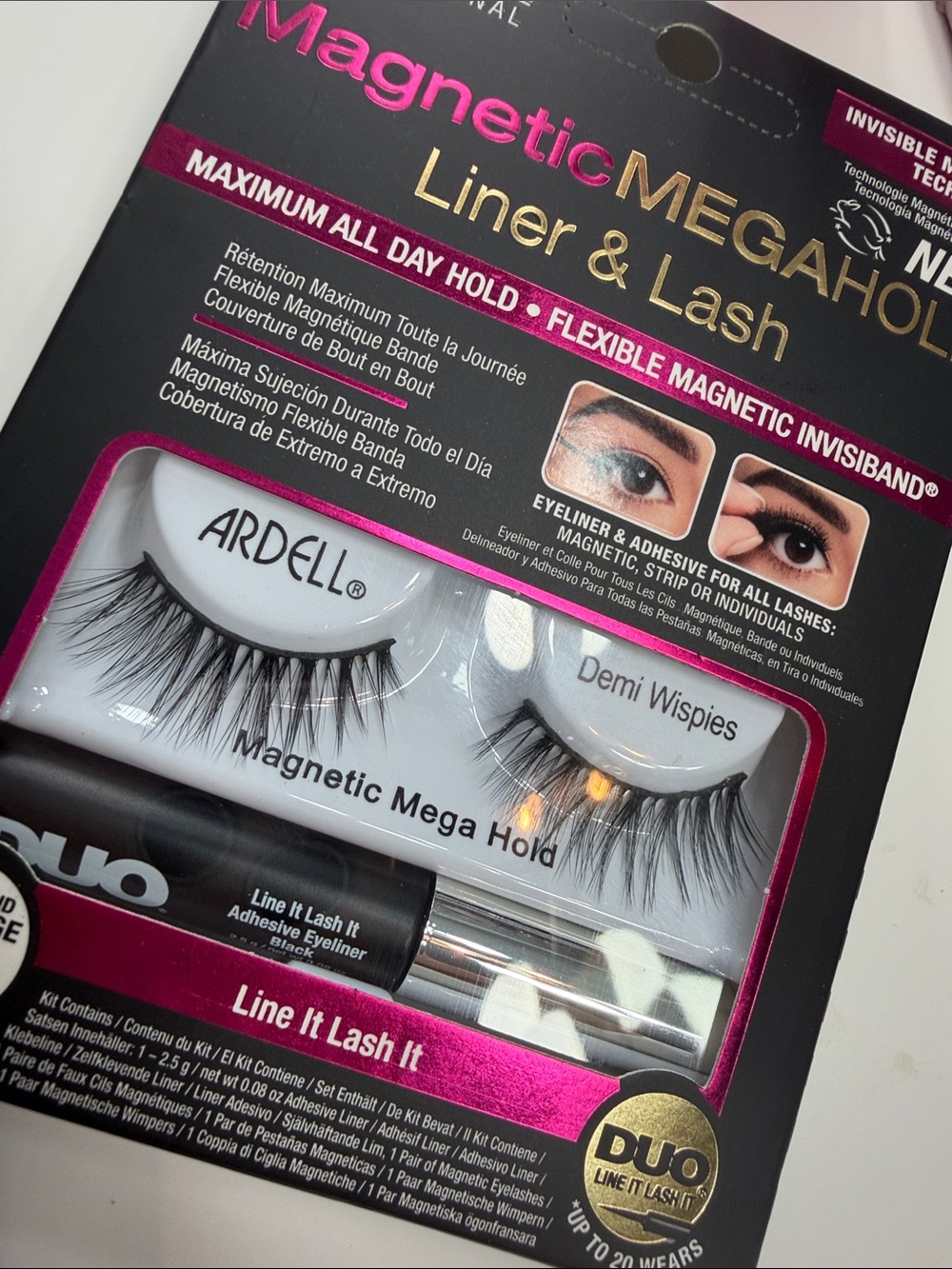 Ardell Magnetic Mega Hold Liner & Lash - Black